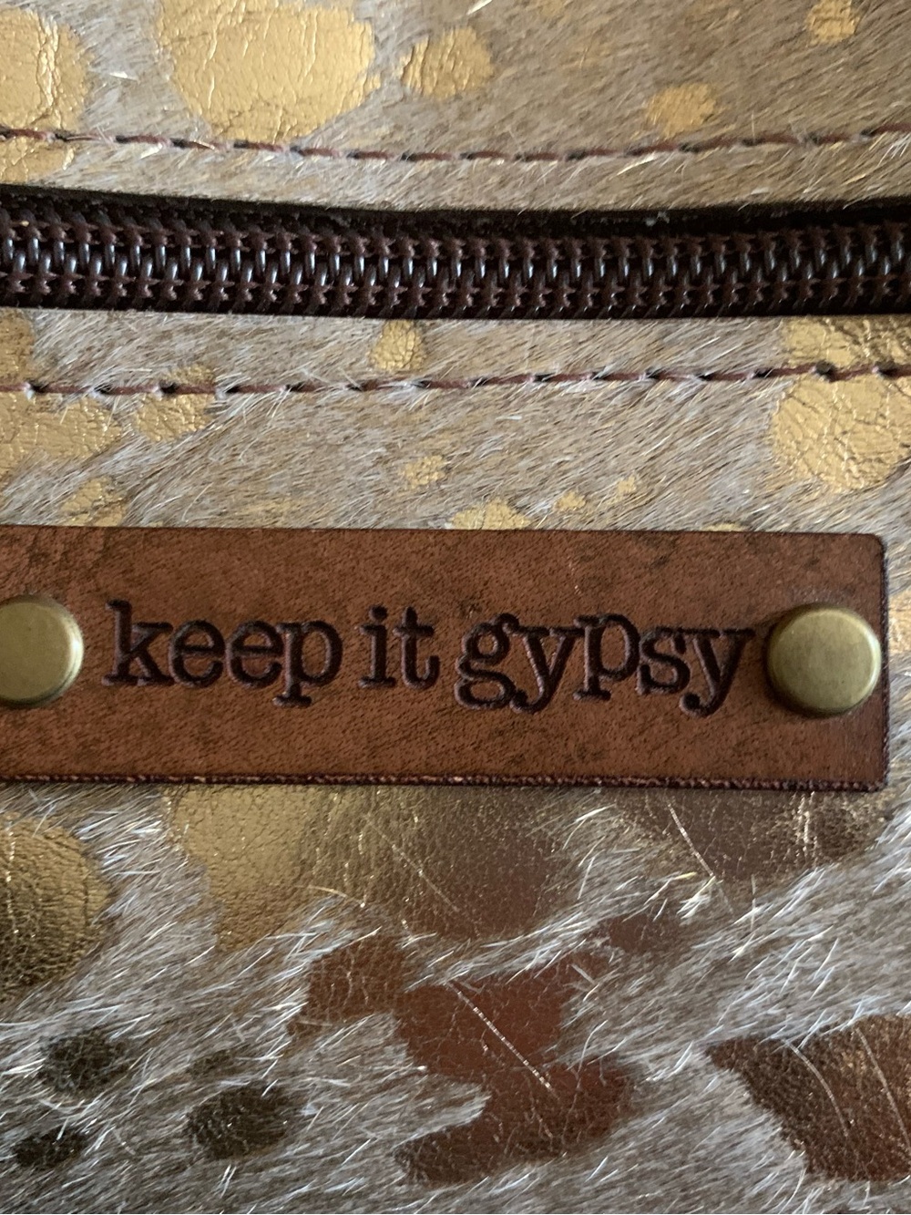 Keep It Gypsy/ Paige Style Crossbody. Blush Burnout All Leather NWT - Picture 4 of 7